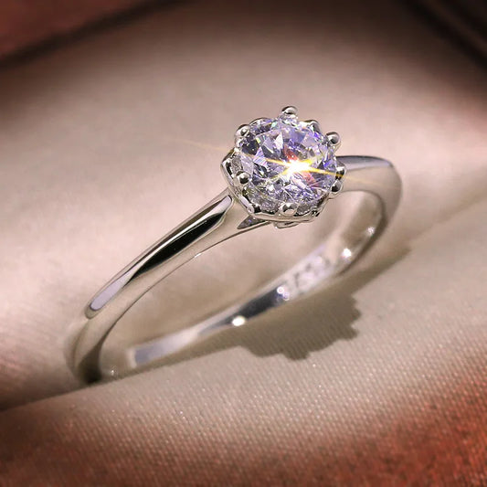 925 Silver Zircon Ring: Timeless Elegance